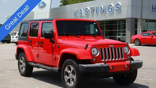 Preowned 2017 Jeep Wrangler Unlimited Sahara for Sale
