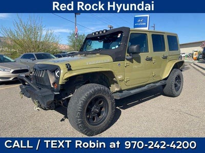 2013 Jeep Wrangler Unlimited 4X4 Sahara 4DR SUV
