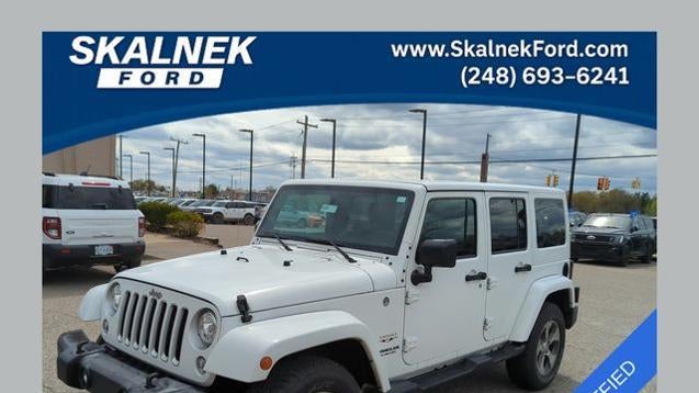 Preowned 2017 Jeep Wrangler Unlimited Sahara for Sale