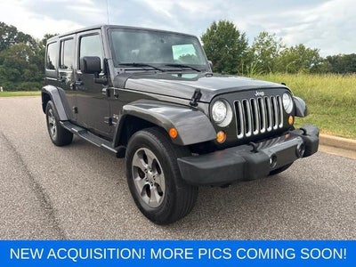 2017 Jeep Wrangler Unlimited 4X4 Sahara 4DR SUV