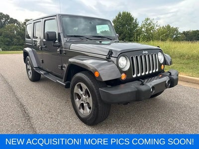 2017 Jeep Wrangler Unlimited 4X4 Sahara 4DR SUV