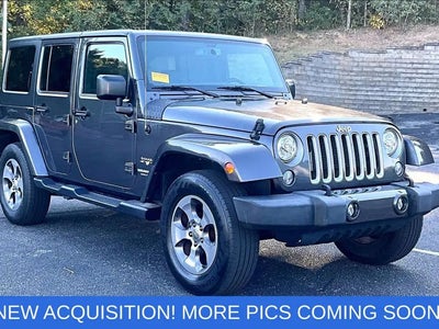 2017 Jeep Wrangler Unlimited 4X4 Sahara 4DR SUV