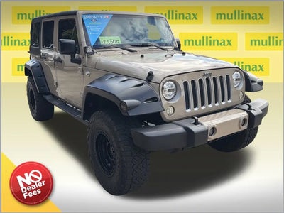 2016 Jeep Wrangler Unlimited 4X4 Sahara 4DR SUV