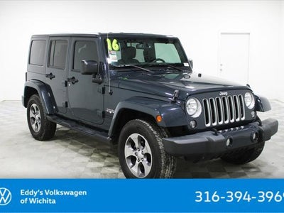 2016 Jeep Wrangler Unlimited 4X4 Sahara 4DR SUV