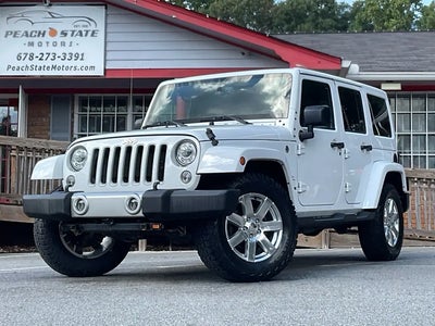 2018 Jeep Wrangler JK Unlimited 4X4 Sahara 4DR SUV