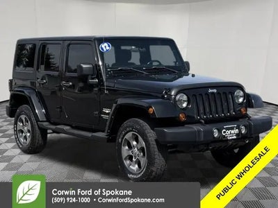 2012 Jeep Wrangler Unlimited 4X4 Sahara 4DR SUV