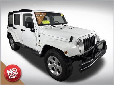 2014 Jeep Wrangler Unlimited 4X4 Sahara 4DR SUV