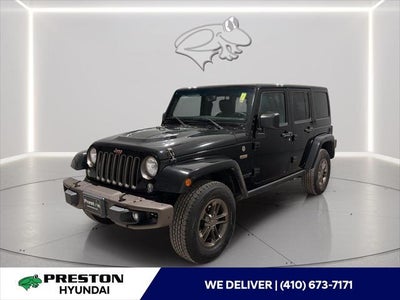 2016 Jeep Wrangler Unlimited 4X4 Sahara 75TH Anniversary 4DR SUV