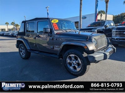 2017 Jeep Wrangler Unlimited 4X4 Sahara 4DR SUV