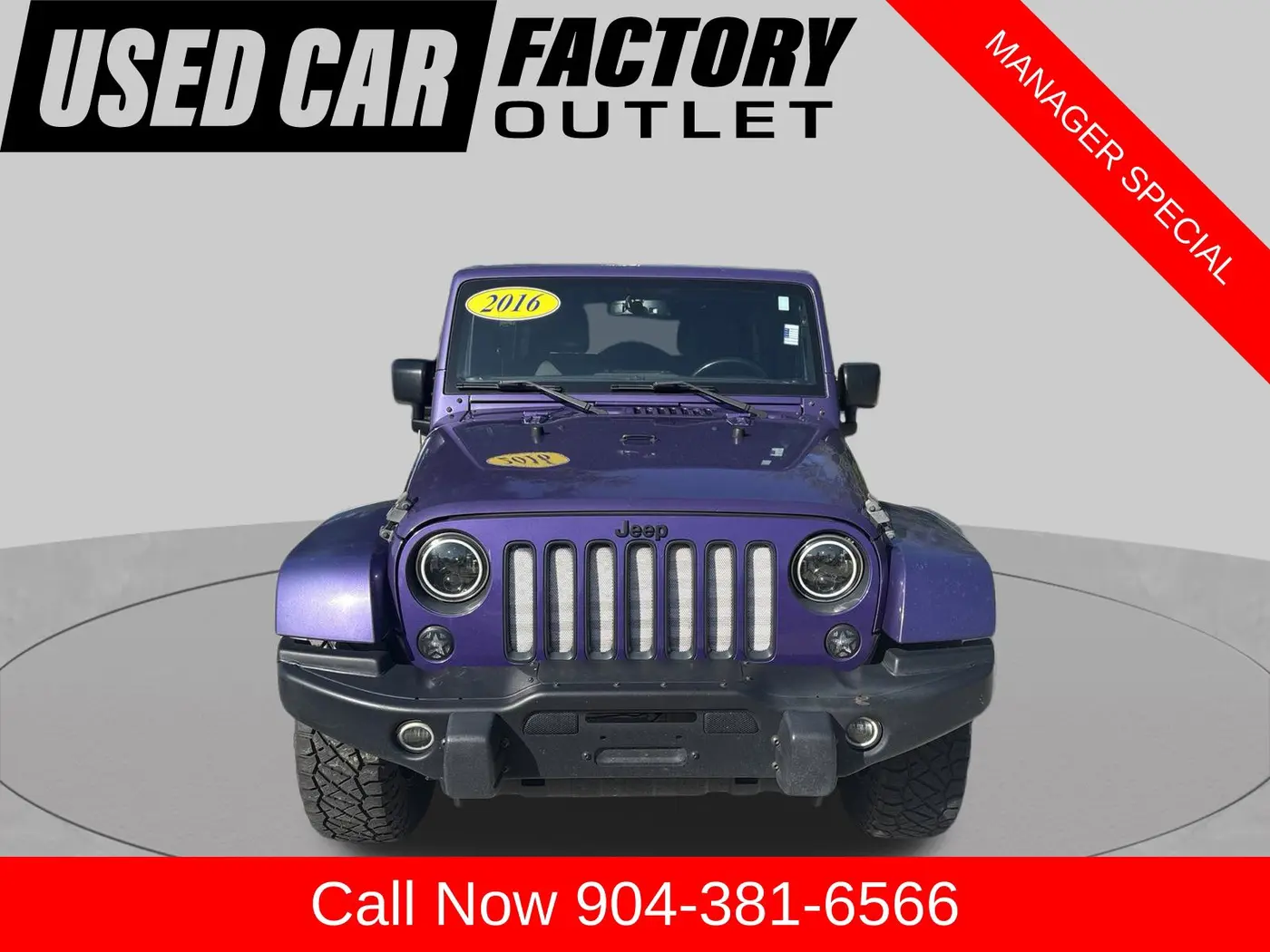 2016 Jeep Wrangler - $10,500