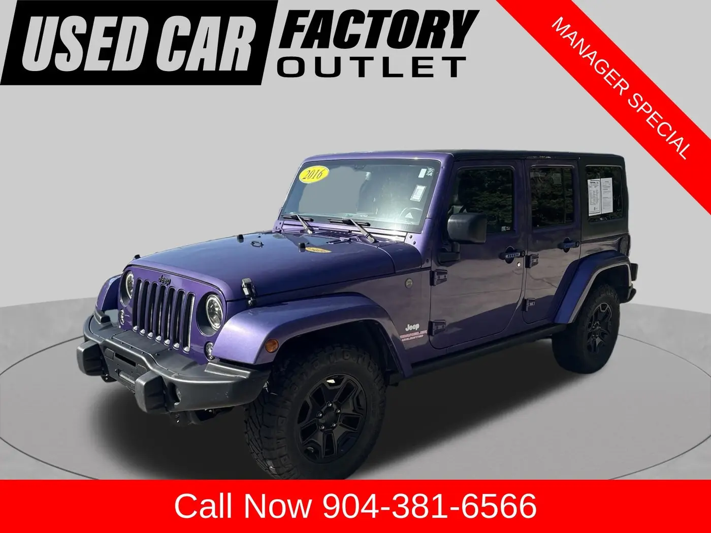 2016 Jeep Wrangler - $10,500