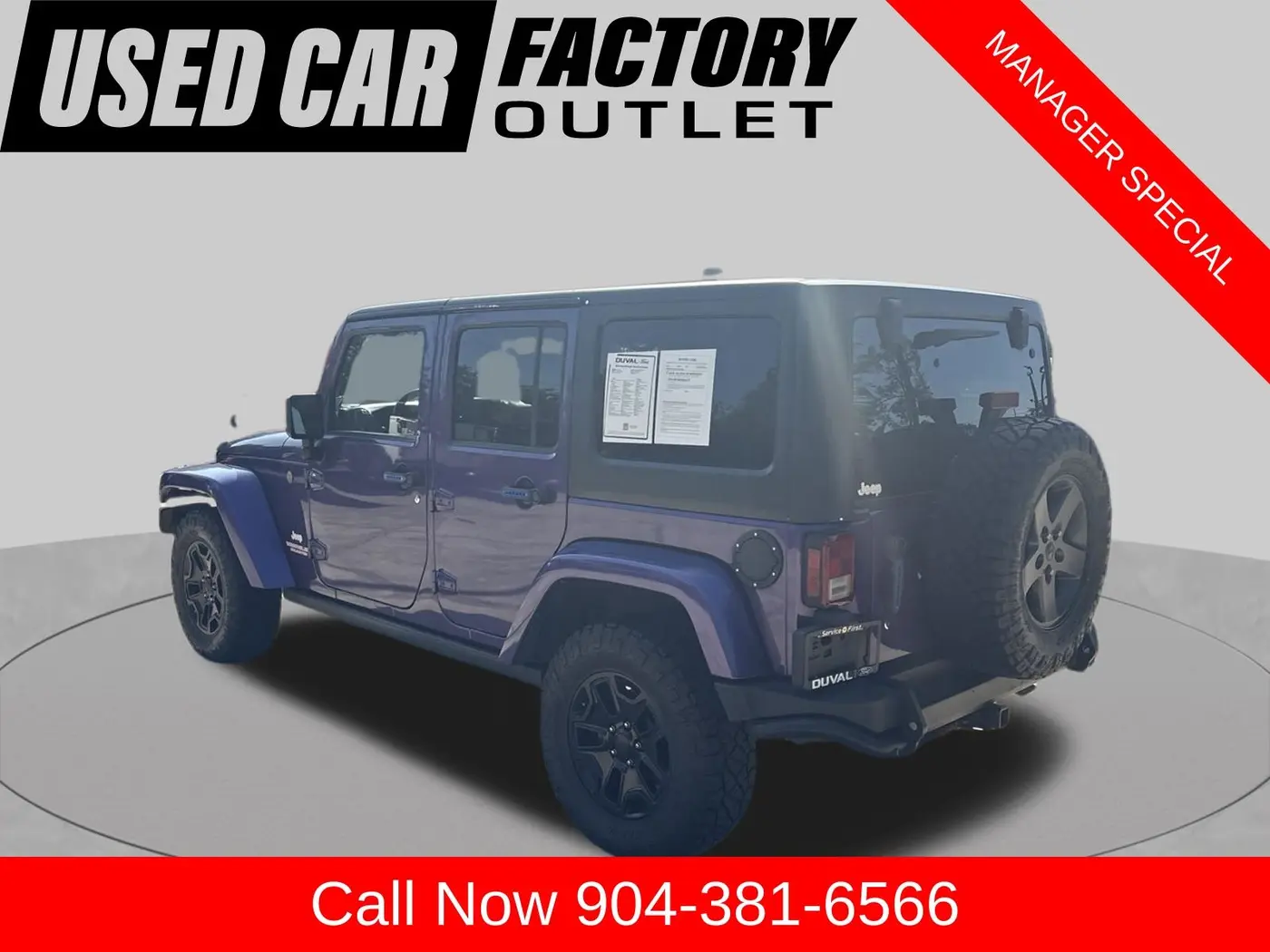 2016 Jeep Wrangler - $10,500
