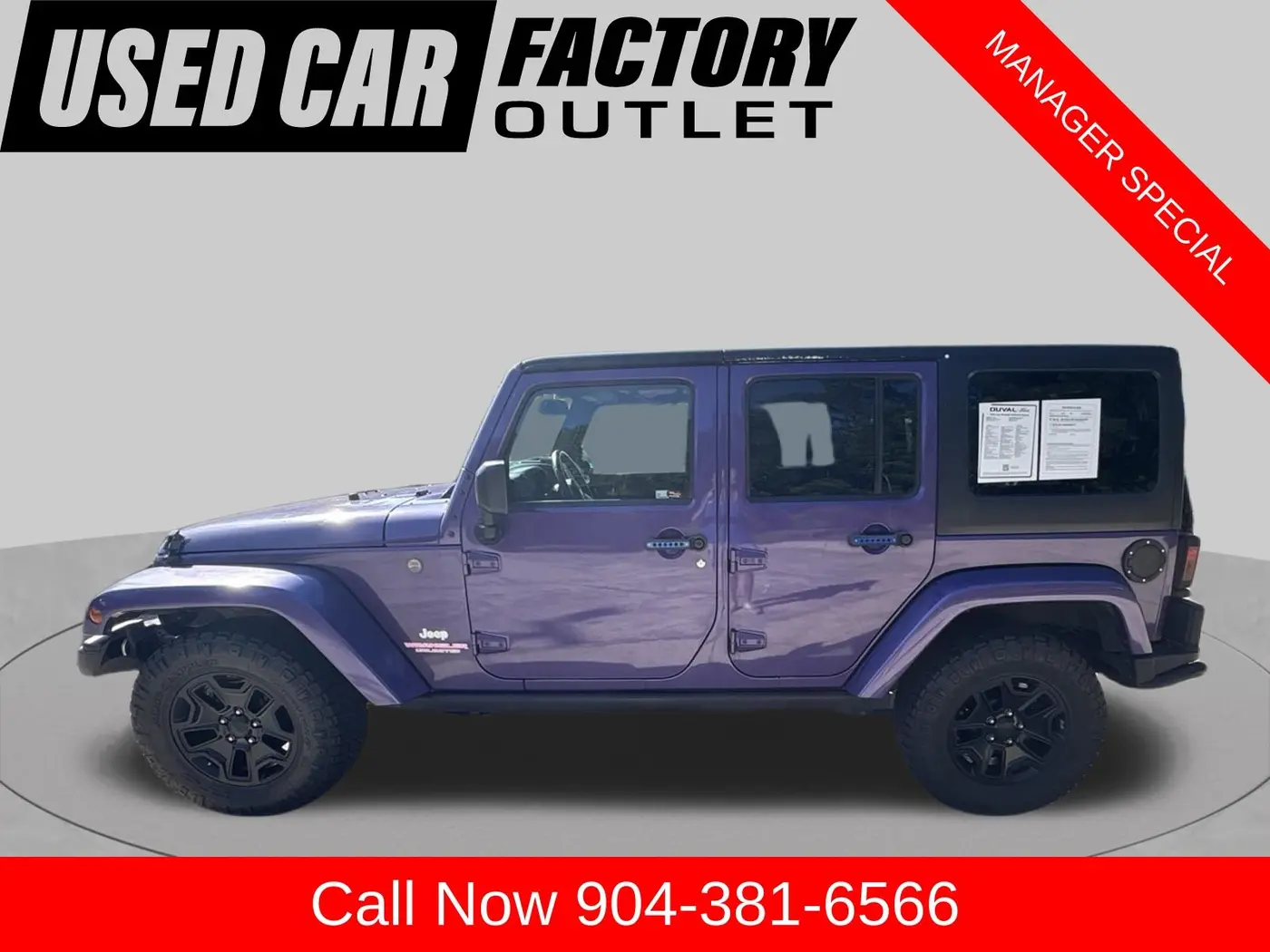 2016 Jeep Wrangler - $10,500