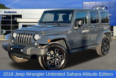 2018 Jeep Wrangler JK Unlimited 4X4 Altitude 4DR SUV