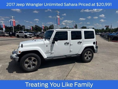 2017 Jeep Wrangler Unlimited 4X4 Sahara 4DR SUV