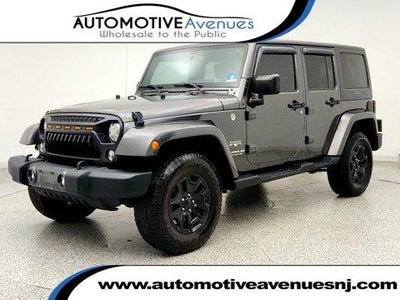 2017 Jeep Wrangler Unlimited 4X4 Sahara 4DR SUV