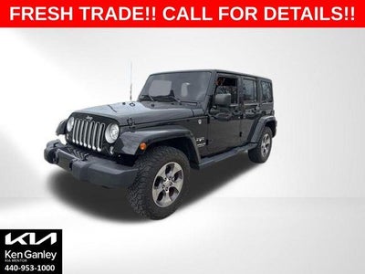 2017 Jeep Wrangler Unlimited 4X4 Sahara 4DR SUV