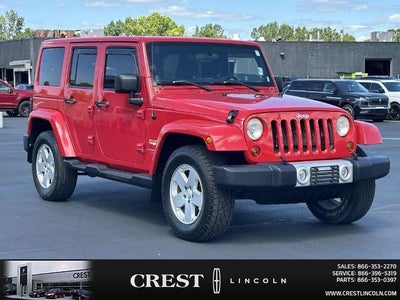 2012 Jeep Wrangler Unlimited 4X4 Sahara 4DR SUV