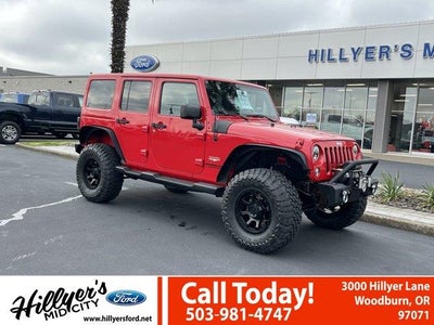 2014 Jeep Wrangler Unlimited 4X4 Sahara 4DR SUV