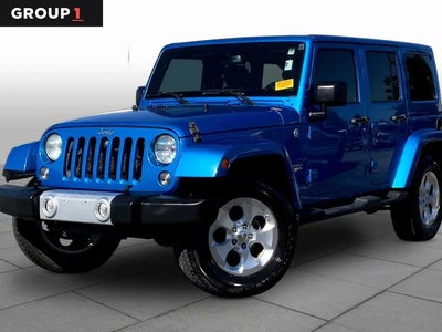 2015 Jeep Wrangler Unlimited 4X4 Sahara 4DR SUV