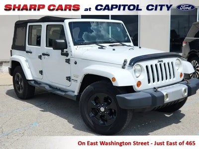 2013 Jeep Wrangler Unlimited 4X4 Sahara 4DR SUV