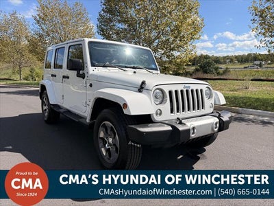 2018 Jeep Wrangler JK Unlimited 4X4 Sahara 4DR SUV