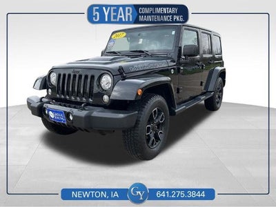 2017 Jeep Wrangler Unlimited 4X4 Sahara 4DR SUV