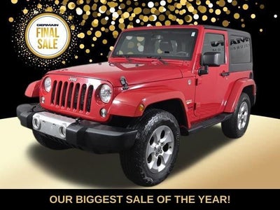 2014 Jeep Wrangler 4X4 Sahara 2DR SUV