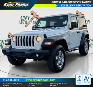 2018 Jeep Wrangler with Bright White Clearcoat Exterior