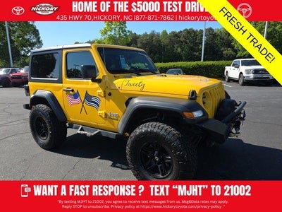 Photo of a 2020 Jeep Wrangler 4X4 Sport 2DR SUV for sale