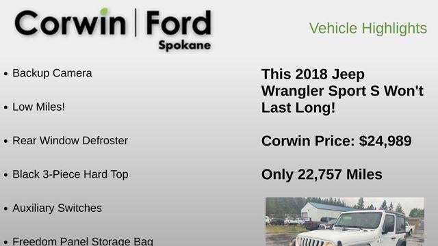 2018 Jeep Wrangler Sport