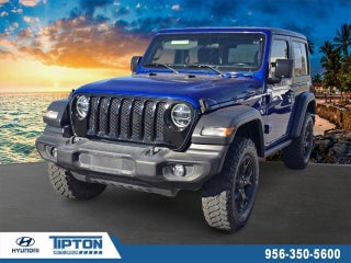 2020 Jeep Wrangler with Ocean Blue Metallic Clearcoat Exterior