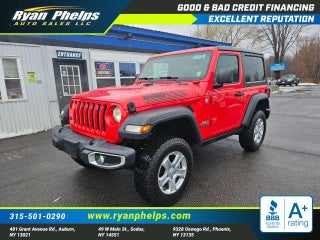 2019 Jeep Wrangler with Firecracker Red Clearcoat Exterior