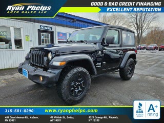 2020 Jeep Wrangler with Black Clearcoat Exterior