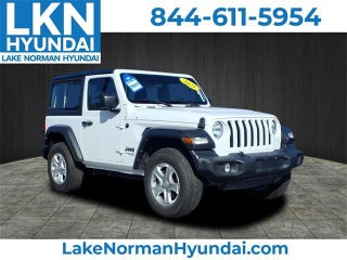 2021 Jeep Wrangler with Bright White Clearcoat Exterior