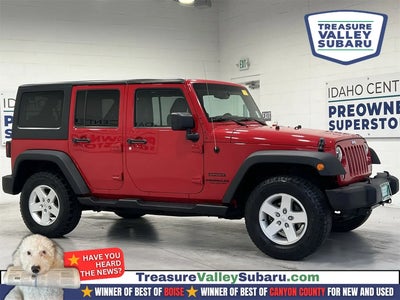 2014 Jeep Wrangler Unlimited 4X4 Sport 4DR SUV