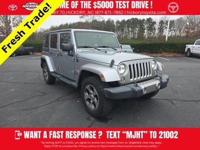 2016 Jeep Wrangler Unlimited 4X4 Sahara 4DR SUV