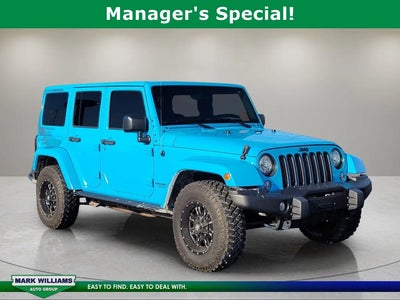 2017 Jeep Wrangler Unlimited 4X4 Sahara 4DR SUV