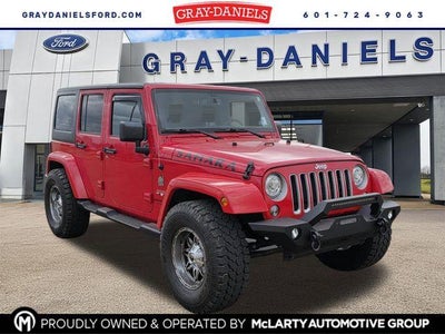 2018 Jeep Wrangler JK Unlimited 4X4 Sahara 4DR SUV