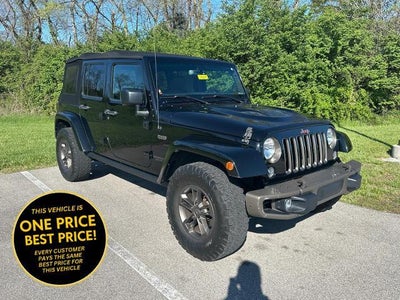 2016 Jeep Wrangler Unlimited 4X4 Sahara 75TH Anniversary 4DR SUV