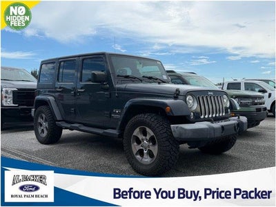 Photo of a 2017 Jeep Wrangler Unlimited 4X4 Sahara 4DR SUV for sale