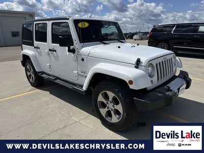 2018 Jeep Wrangler JK Unlimited 4X4 Sahara 4DR SUV