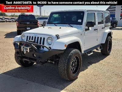2017 Jeep Wrangler Unlimited 4X4 Sahara 4DR SUV