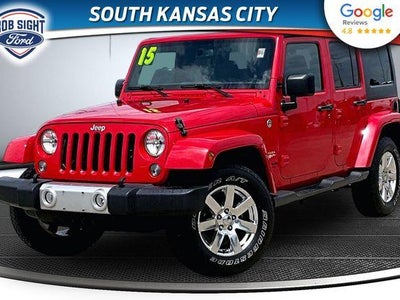 2015 Jeep Wrangler Unlimited 4X4 Sahara 4DR SUV