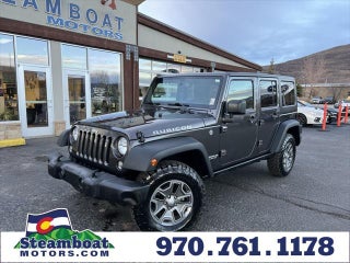 2016 Jeep Wrangler Unlimited with Granite Crystal Clearcoat Metallic Exterior