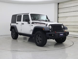 2018 Jeep Wrangler JK Unlimited with Bright White Clearcoat Exterior