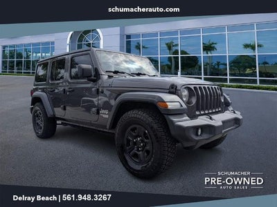 2018 Jeep Wrangler Unlimited 4X4 Sport 4DR SUV (midyear Release)