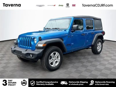 Photo of a 2022 Jeep Wrangler Unlimited 4X4 Sport 4DR SUV for sale