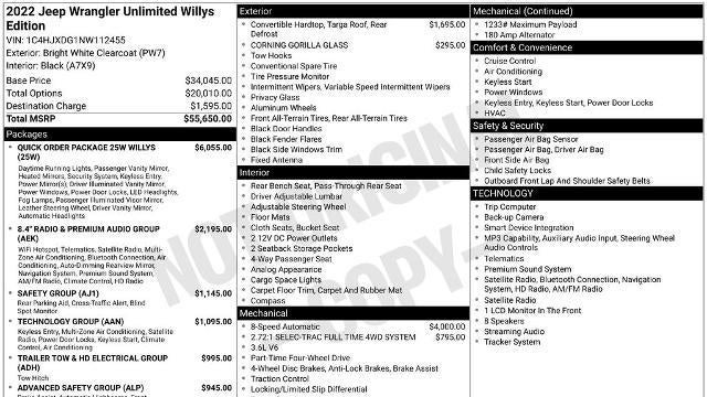 2022 Jeep Wrangler Unlimited Sport