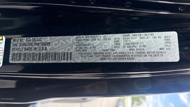 2022 Jeep Wrangler Unlimited Sport